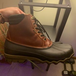 Sperry Avenue Men’s Duck Boots (Brown, Size 9.5)